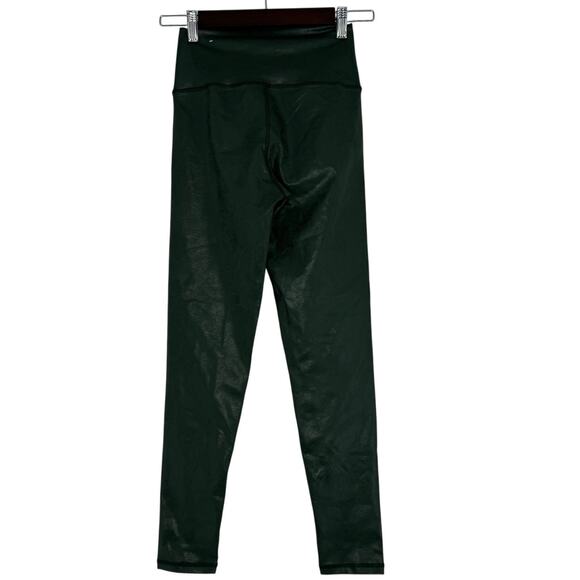 Offline By Aerie Crossover Leggings Medium Green Faux Leather Look Fall Bohochic - Picture 2 of 5